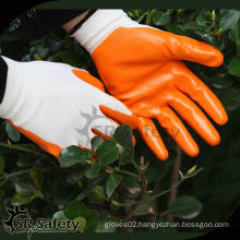 SRSAFETY Seamless Knitted Nitrile Safety Work Gloves